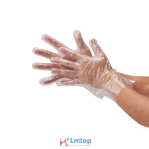 Gants jetables en plastique