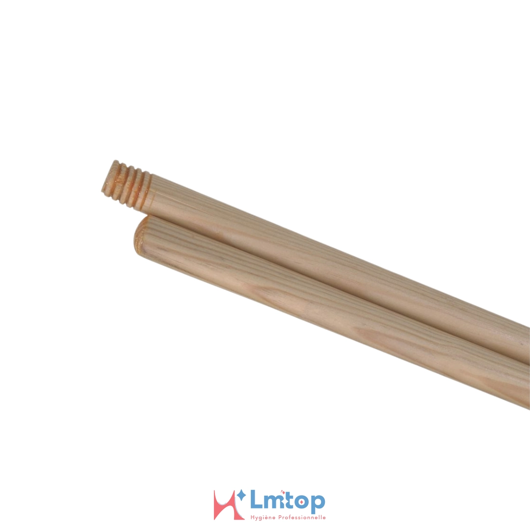 Manche en bois pour raclette et brosse